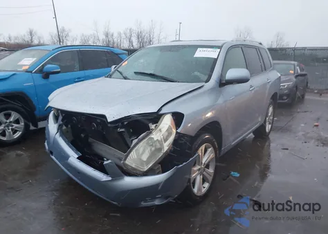 2008 Toyota Highlander Limited из США, поврежденный, VIN JTEES42A582043760